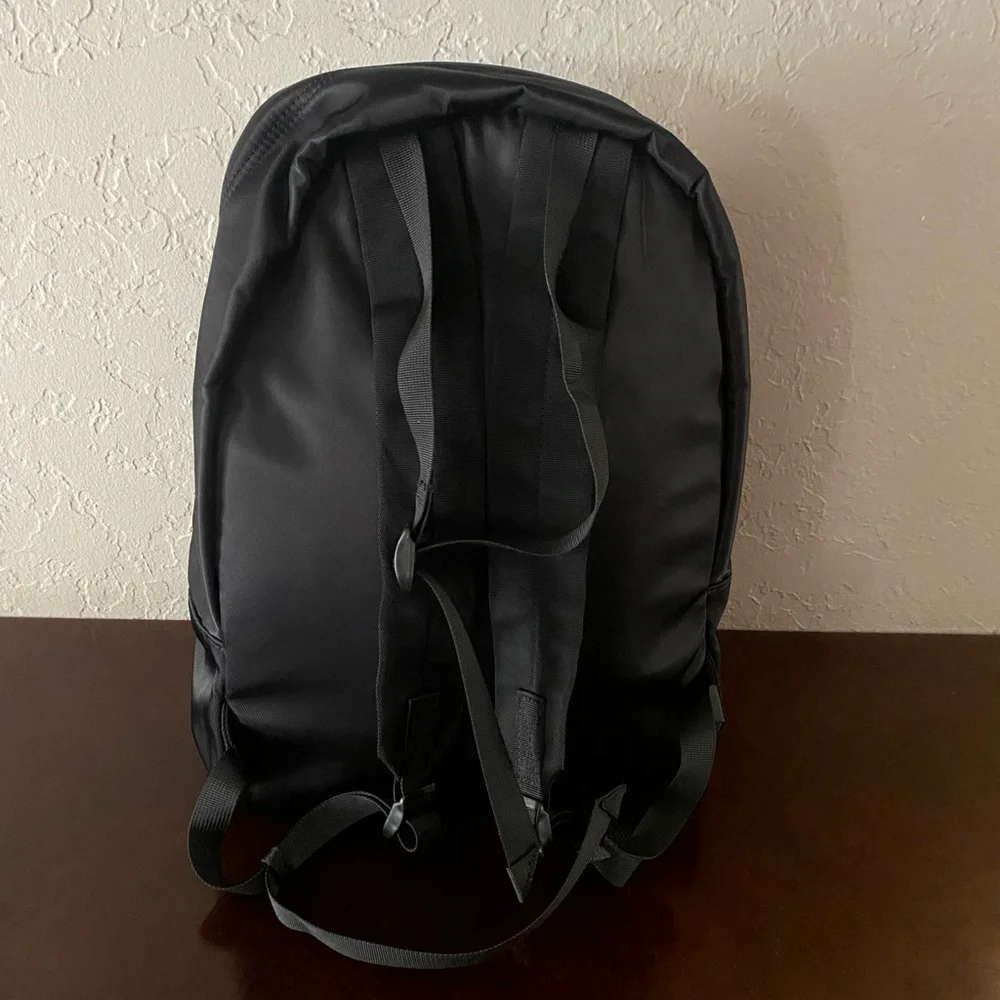 Alexander Wang Black Nylon Canvas Backpack Bag Large Travel Office School men